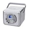Spectra Merchandising Spectra Merchandising Intl Inc CD-555 White & Silver Portable Bluetooth Music Sy CD-555 - alternate 1